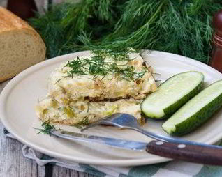 Омлет с кабачками