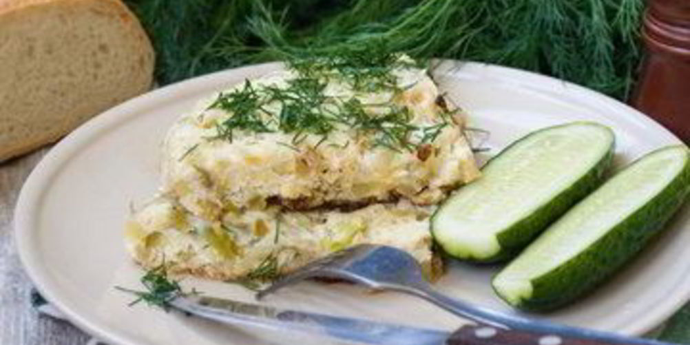 Рецепт омлет с кабачками