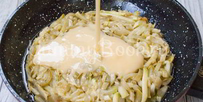 омлет с кабачками