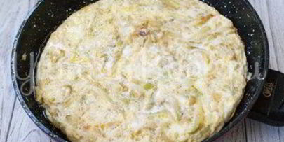 омлет с кабачками