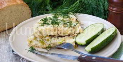 омлет с кабачками