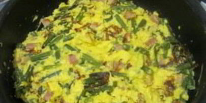 омлет с крахмалом