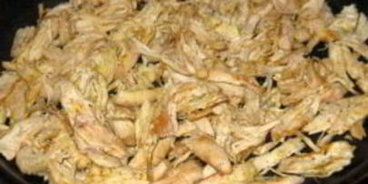 омлет с курицей и помидорами