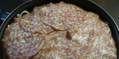 омлет с макаронами