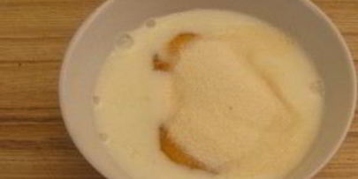 омлет с манкой и молоком