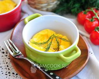 Омлет с молоком в микроволновке