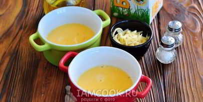 омлет с молоком в микроволновке