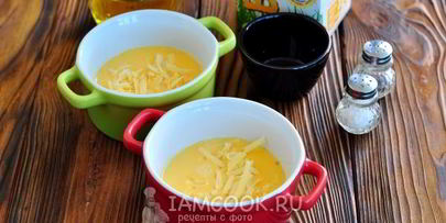 омлет с молоком в микроволновке