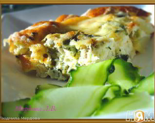 Омлет с мясом и картофелем