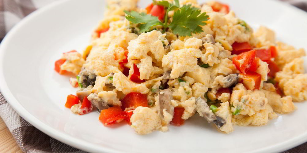 Рецепт омлет с овощами на пару