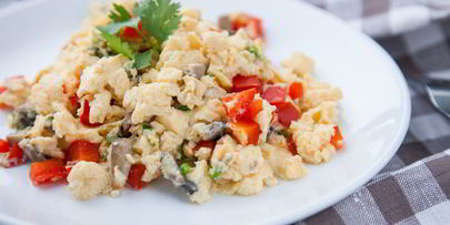 омлет с овощами на пару