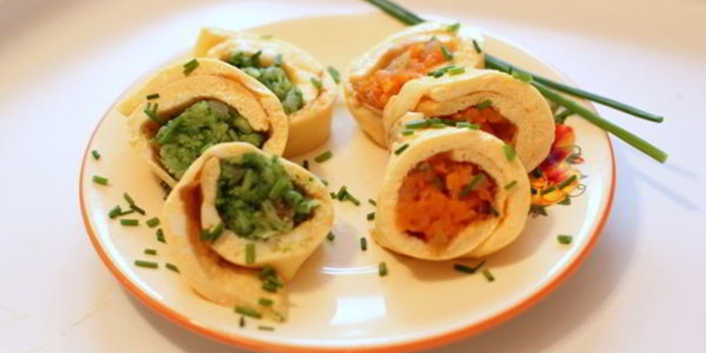 Рецепт омлет с овощами