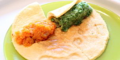 омлет с овощами