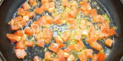 омлет с помидорами и рукколой алонзо