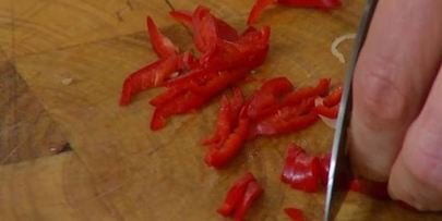 омлет с помидорами и цветной капустой