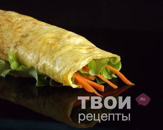 Омлет с пряной морковью