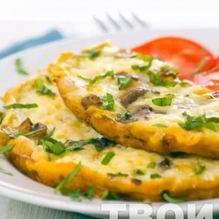Рецепт Омлет с шампиньонами