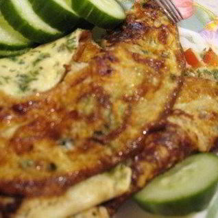 Омлет с соевым соусом и тимьяном