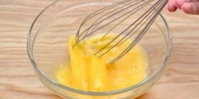 омлет с сыром и овощами