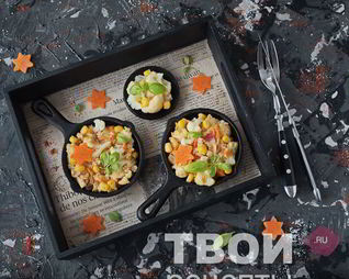 Омлет с цветной капустой