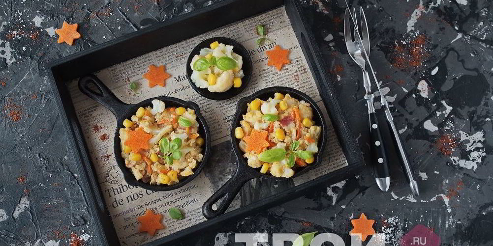 Рецепт омлет с цветной капустой