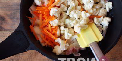 омлет с цветной капустой