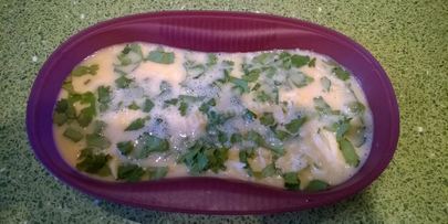 омлет с ветчиной и сыром в форме браво-дилайт