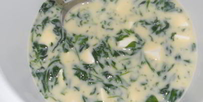 омлет со шпинатом и брынзой по-фински