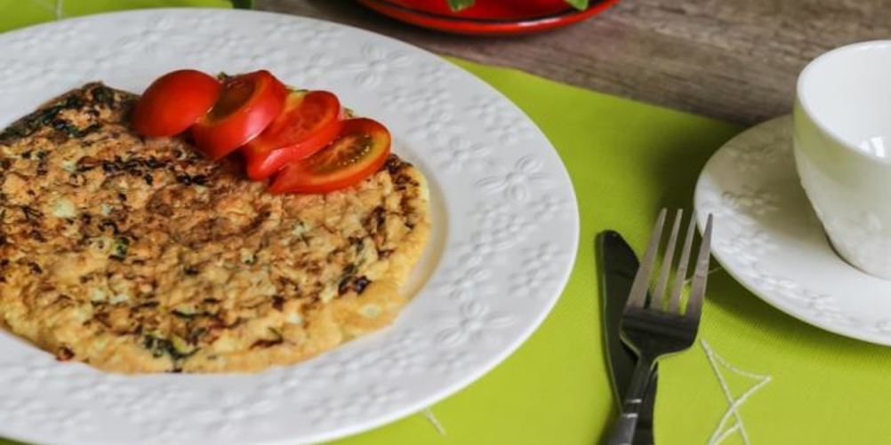 Рецепт омлет со шпинатом