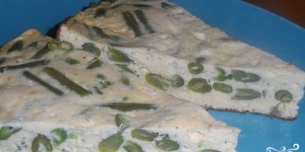 Рецепт омлет со стручковой фасолью