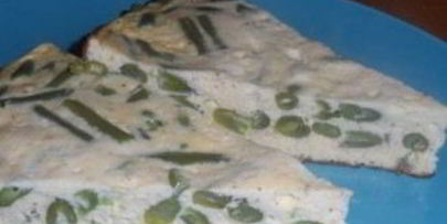 омлет со стручковой фасолью