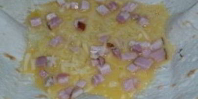 омлет в лаваше