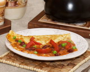 Омлет в мексиканском стиле