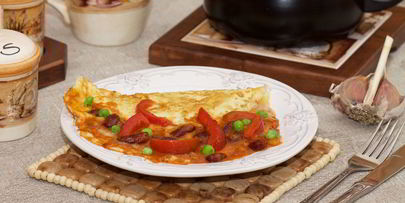 омлет в мексиканском стиле