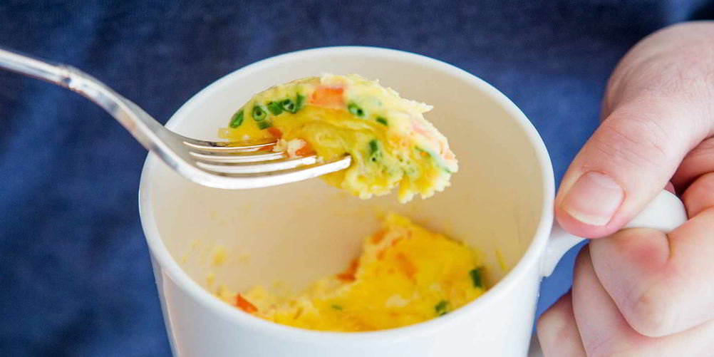 Рецепт омлет в микроволновке за 5 минут