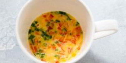 омлет в микроволновке за 5 минут