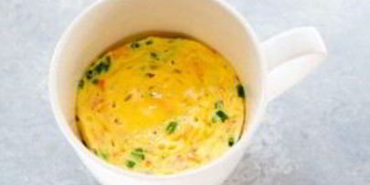 омлет в микроволновке за 5 минут