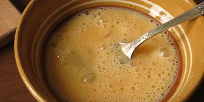 омлетики сердца с крабовыми палочками