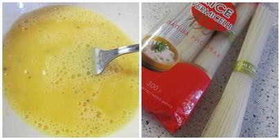 омусоба — японский омлет с овощами, лапшой и соусом тонкацу