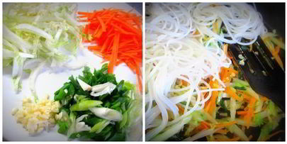 омусоба — японский омлет с овощами, лапшой и соусом тонкацу