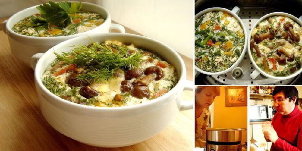 Рецепт паровые омлеты