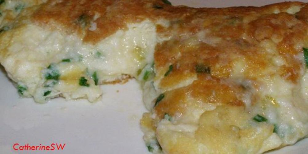 Рецепт пышный омлет-суфле с тремя видами сыра