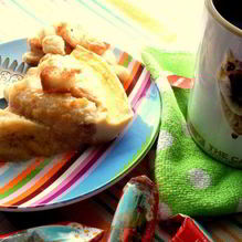 Рецепт Сладкий омлет с бананами