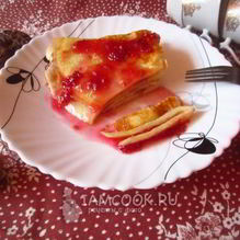 Рецепт Сладкий омлет с манной крупой