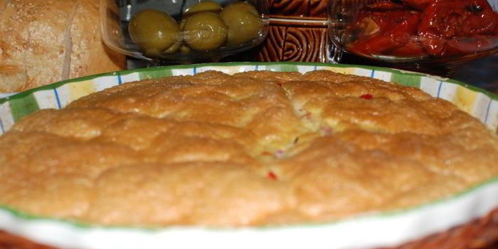 Рецепт сырно-овощной омлет в духовке