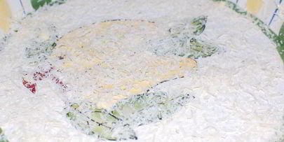 сырно-овощной омлет в духовке