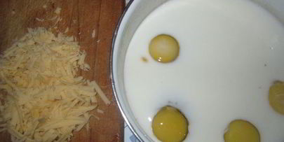 сырный омлет