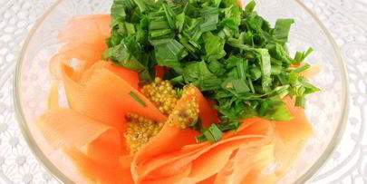 острая закуска из моркови в восточном стиле