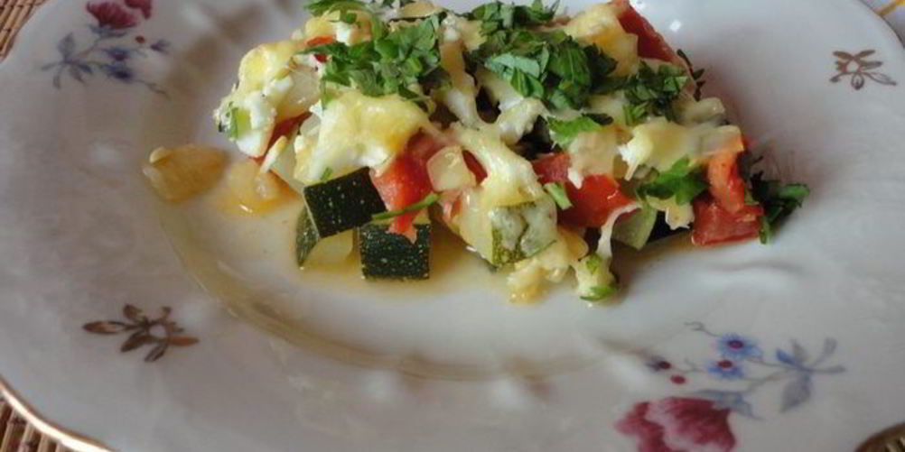 Рецепт овощная закуска с сыром