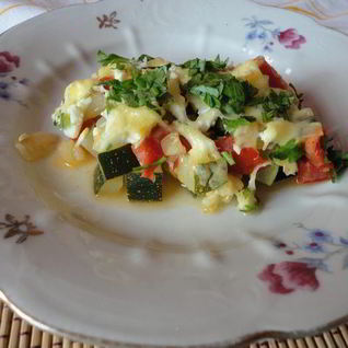 Овощная закуска с сыром